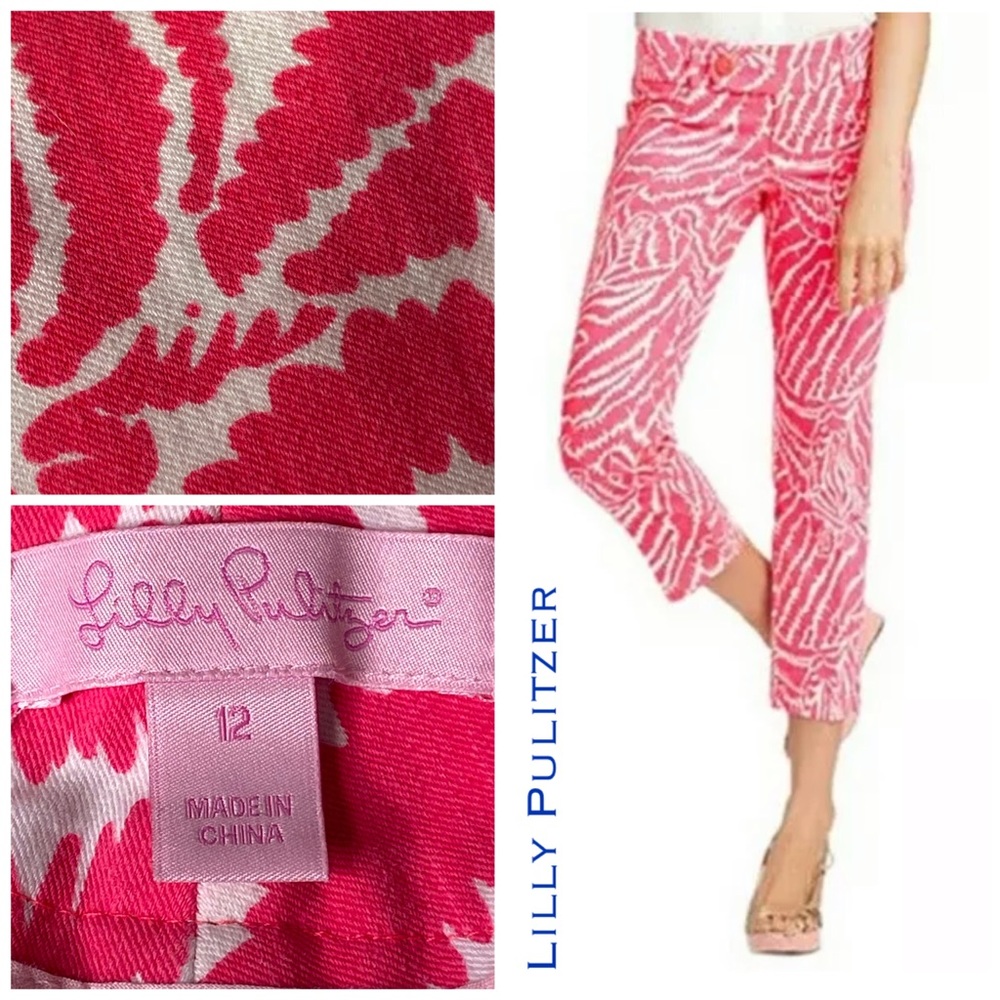 EUC Lilly Pulitzer Show Your Stripes Capris